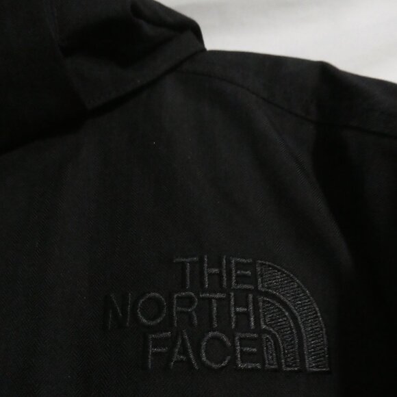 THE NORTH FACE | mens Large | Black Hooded Winter Parka | Removeable Hood - Picture 9 of 15